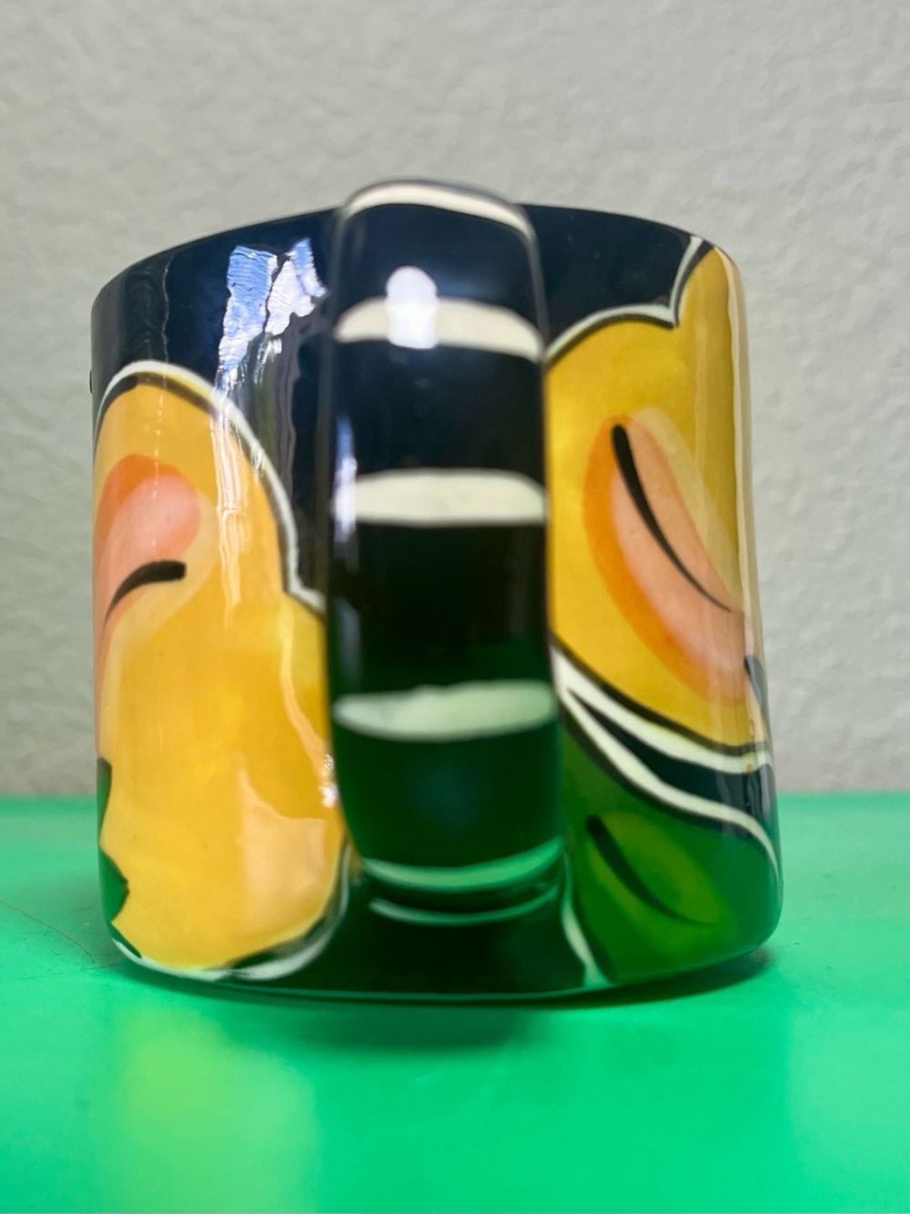 Eco Creaciones Costa Rica Ceramic Pottery Coffee Mug Tropical Art Vintage - Picture 6 of 7